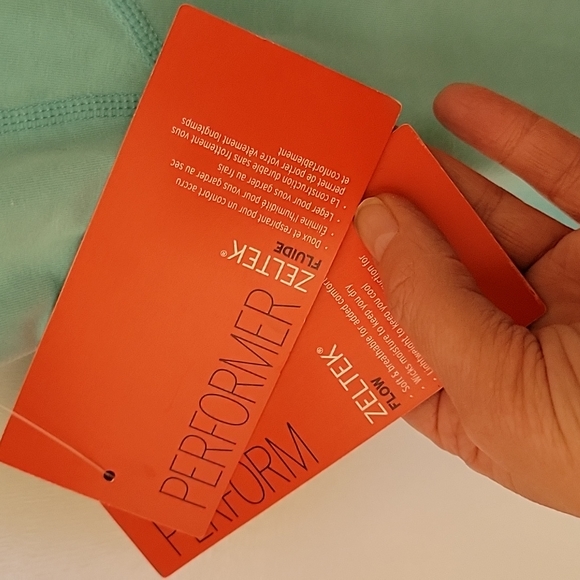 NWT Zella Flex Fit Ruched Workout Blue szXL short sleeve cotton spandex v neck - Picture 5 of 16